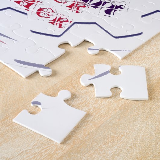 Stemming in commissie: met algemene stemmen aangen legpuzzel (Zijkant)