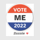 Stemming in commissie: met algemene stemmen aangen sticker (Vel)