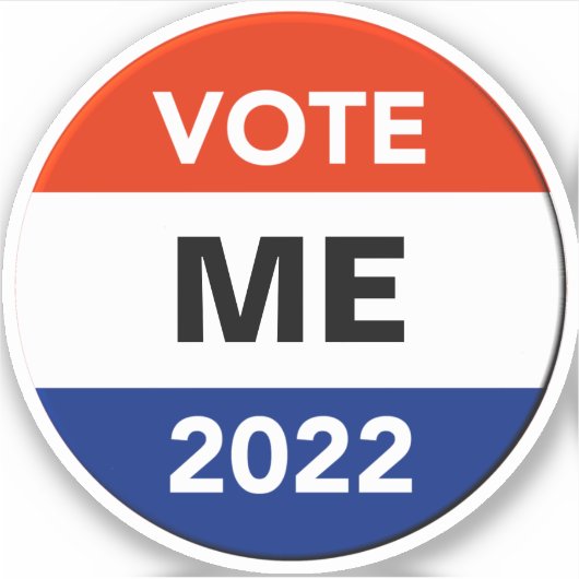 Stemming in commissie: met algemene stemmen aangen sticker (Voorkant)