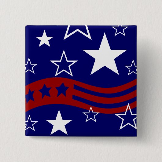 Stemming in commissie: met algemene stemmen aangen vierkante button 5,1 cm (Voorkant)