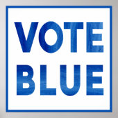 Stemming in commissie: met waterverf poster (Voorkant)