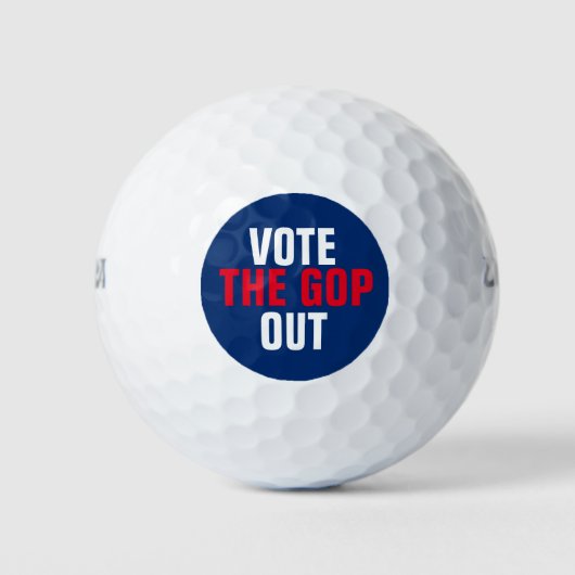 Stemming in de Sjabloon verkiezingen 2020 Golfballen (Voorkant)