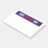 Stemming in de Sjabloon verkiezingen 2020 Post-it® Notes (Schuin)