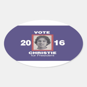Stemming in President 2016 Ovale Sticker