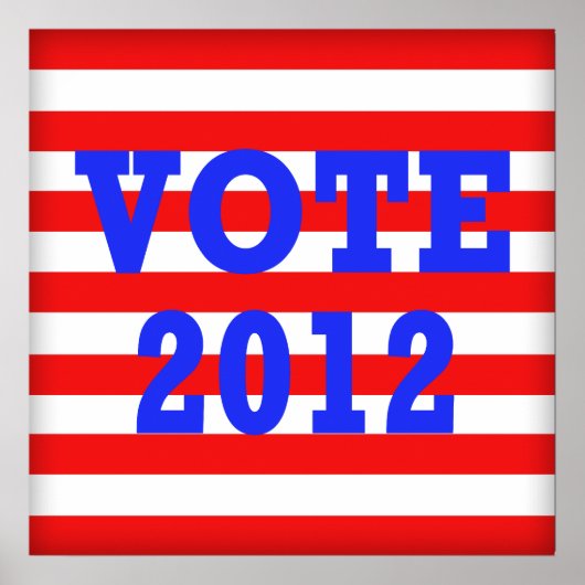 Stemming in Stripes 2012 Poster (Voorkant)