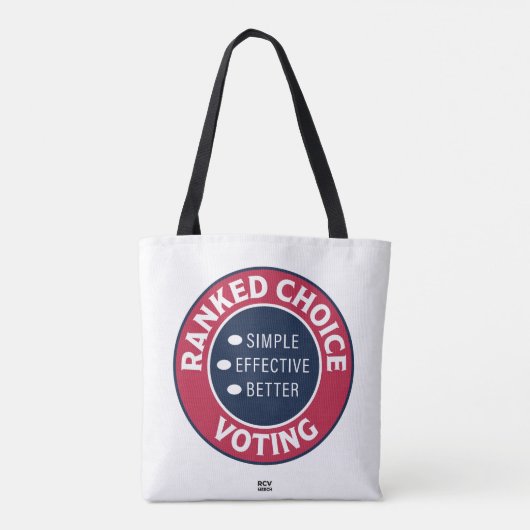 Stemming in volgorde 123 draagtas (Achterkant)