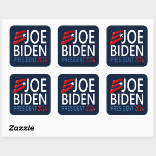 Stemming Joe Biden President 2024 Vierkante Sticker