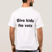 Stemming kinder t-shirt (Achterkant)