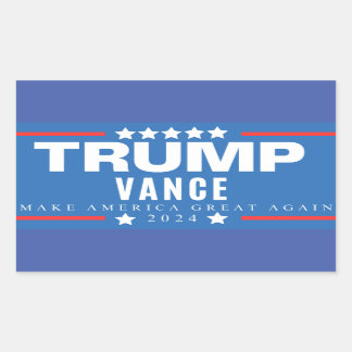 Stemming MAGA Trump Vance 2024 Rechthoekige Sticker