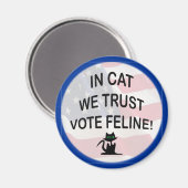 Stemming met Amerikaanse vlag Magneet (Voorkant / Achterkant)