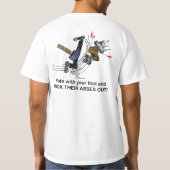 Stemming met voet - T-shirt - F&B (Achterkant)