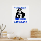 STEMMING MICHELE BACHMANN 2012 POSTER (Keuken)
