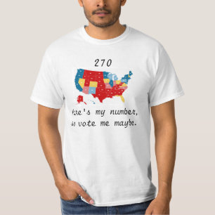Stemming: misschien verkiezingen 2012 t-shirt
