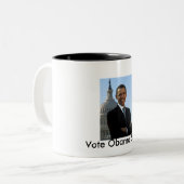Stemming: Mok koffie Obama 2008 (Voorkant links)