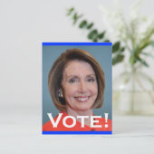 Stemming: Nancy Pelosi Briefkaart (Staand voorkant)
