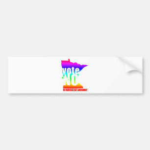 STEMMING NR. MN MARRIAGE HATE AMENDEMENT BUMPERSTICKER