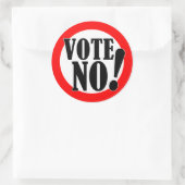 Stemming nr. ronde sticker (Tas)