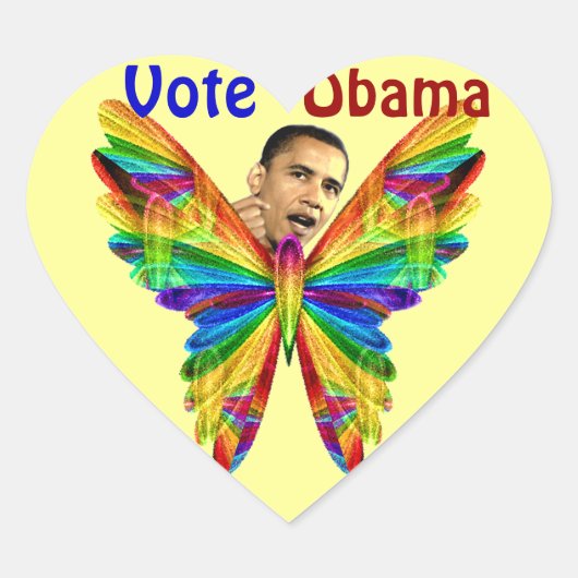 Stemming: Obama_ Hart Sticker (Voorkant)