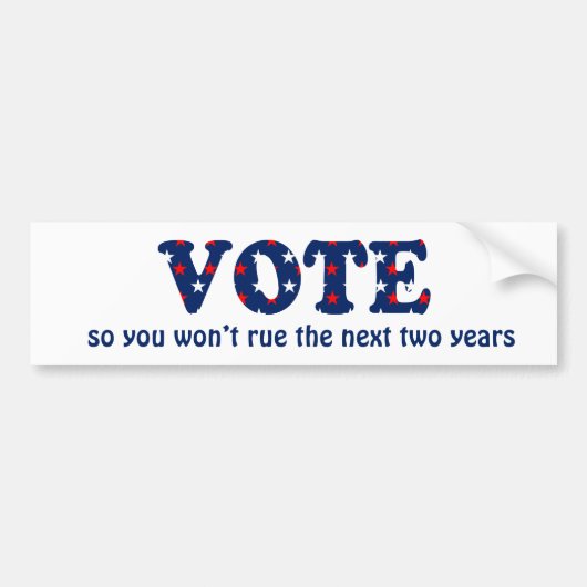 Stemming of standplaats De Bumpersticker (Voorkant)