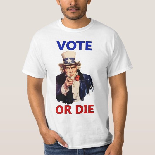 Stemming of sterving t-shirt (Voorkant)