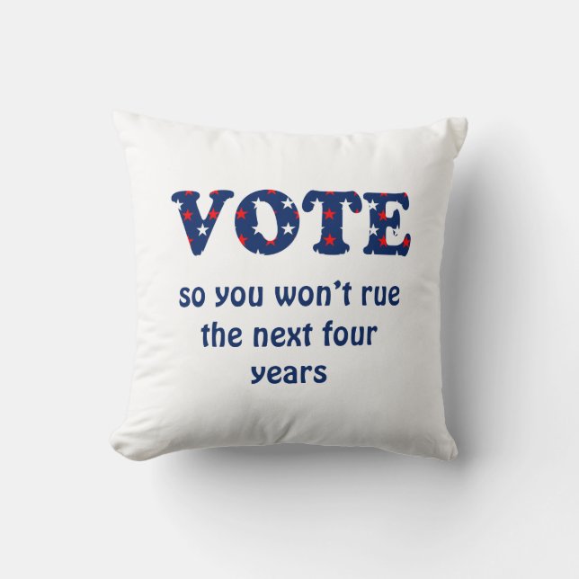 Stemming of verkiezing kussen (Voorkant)