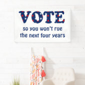 Stemming of verkiezing spandoek (Insitu)
