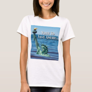 Stemming om Amerika te redden Deze verkiezingen T-shirt