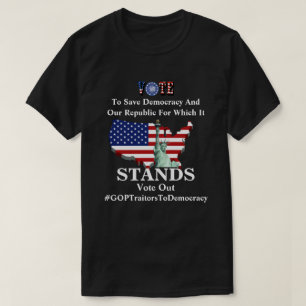 STEMMING OM DE democratie EN DE EUROPESE UNIE TE V T-shirt