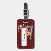 stemming op maat bagagelabel (Voorkant verticaal)