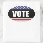 STEMMING OVALE STICKER (Tas)