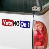 Stemming over 1 Bumpersticker (Op Truck)
