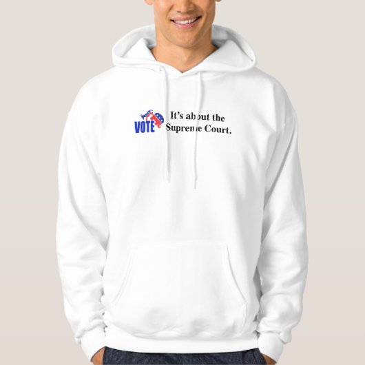 Stemming over het hooggerechtshof hoodie (Voorkant)