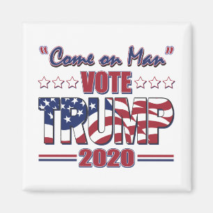 Stemming over het Man - Trump 2020 Magneet