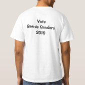Stemming over het T-shirt van Bernie 2016 (Achterkant)