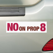 Stemming over het voorstel van Californië 8 Bumpersticker (Op auto)