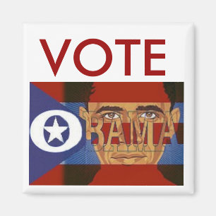 Stemming over Obama Square Magnet Magneet