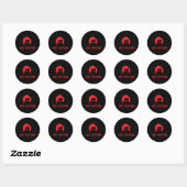 Stemming over Pedro - Napoleon Dynamite Ronde Sticker (Vel)
