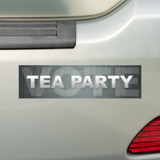 Stemming: partij bumpersticker (Op auto)