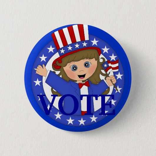 STEMMING Politieke Button (Voorkant)