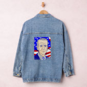 Stemming president Biden Amerikaanse vlag Denim Jacket (Hangar)