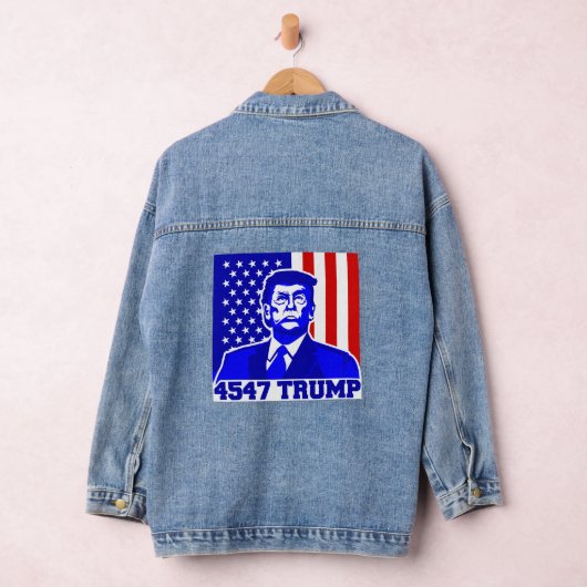 Stemming president Donald Trump 2024 Denim Jacket (Hangar)