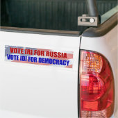 Stemming [ R ] voor Rusland Bumpersticker (Op Truck)