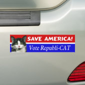 Stemming republi-CAT-Bumpersticker Bumpersticker (Op auto)