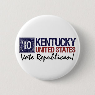 Stemming republikein in 2010 - Kentucky Ronde Button 5,7 Cm