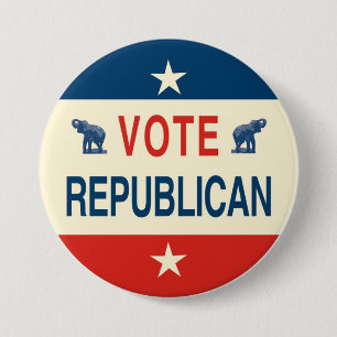 Stemming republikeinse Button