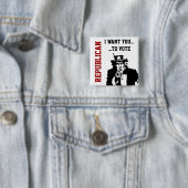 Stemming republikeinse Button (In situ)