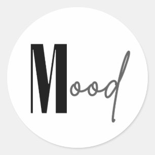Stemming Ronde Sticker