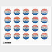 stemming ronde sticker (Vel)
