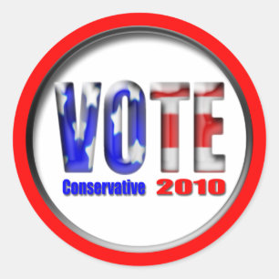 Stemming Ronde Sticker