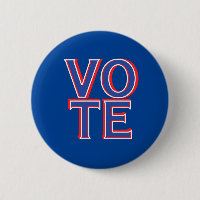 Stemming Ronde Sticker Politieke Campagne Merchand